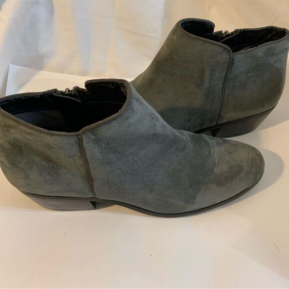 Sam Edelman Suede Gray Women's Ankle boots. Size 8.5M - Picture 5 of 13